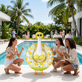 DORONAN Bikini Porch Goose Outfits, 23" Goose Statue Bikini Lemon Costume Summer Porch Goose Outfits, Durable Hawaiian Goose Clothes with Sunglasses and Swim Ring, Outdoor Yard Patio Garden Decor