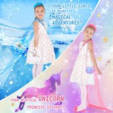 Fedio Princess Dress Up Shoes Set Little Girls Role Play Shoes Pretend Princess Gift Toy Set with 3 Pairs of Shoes,Princess Cape,Crown Tiaras,Unicorn Purse for Girls Aged 3,4,5,6 Birthday Christmas