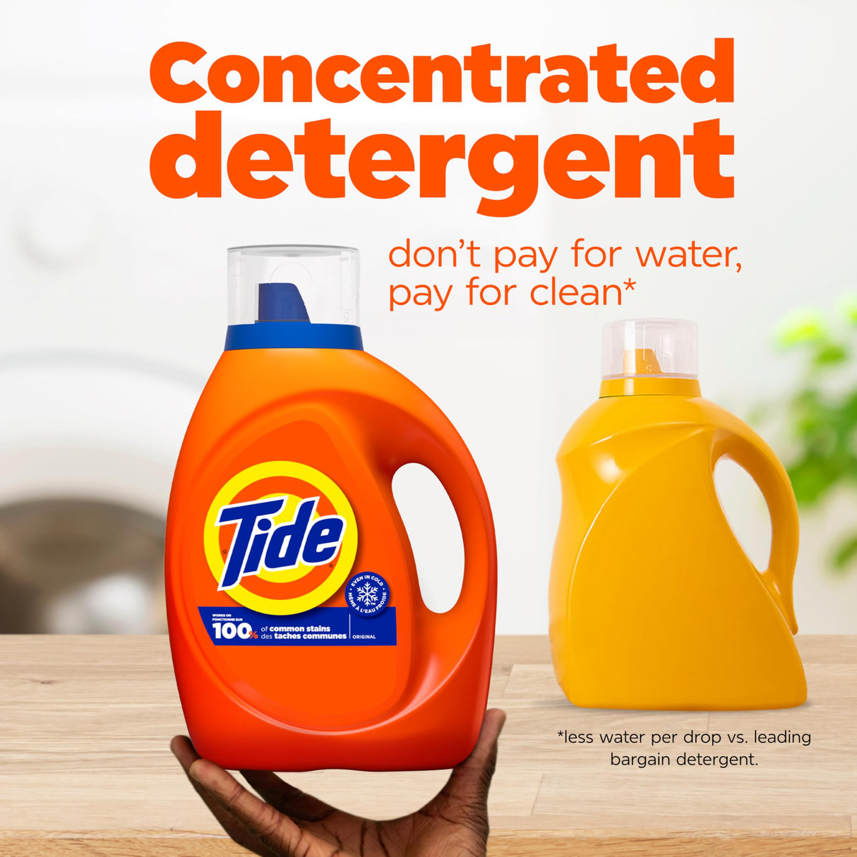 Tide Laundry Detergent Liquid, Original Scent, HE Compatible, 100 Loads, 132 fl oz, Tide Laundry Detergent, Liquid Laundry Detergent (Packaging May Vary)