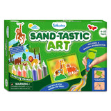 Skillmatics Sand Art Activity - Mess-Controlled DIY Animal Craft Kit with 50+ Colorful Stickers, Creative Arts & Crafts for Kids, Fun Hands-On Activity, Christmas Gifts for Ages 4, 5, 6, 7, 8, 9, 10