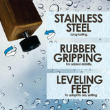 AquaTeak The Original 18" Asia Teak Shower Bench