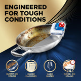 Finish Ultimate Infinity Shine Dishwasher Pods, No Pre-Rinse Dishwasher Detergent Soap Removes Burnt-On Stain, with Protector Shield & CycleSync Technology, Degreasing & Scrubbing Power, 62 Count