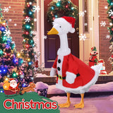 8 Set Porch Goose Outfits, Porch Goose Holiday Outfit, Christmas Fall Halloween Summer 4th of July Easter St. Patrick Valentine's Day Lawn Porch Goose Clothing for 23" Lawn Goose Patio Yard Decor
