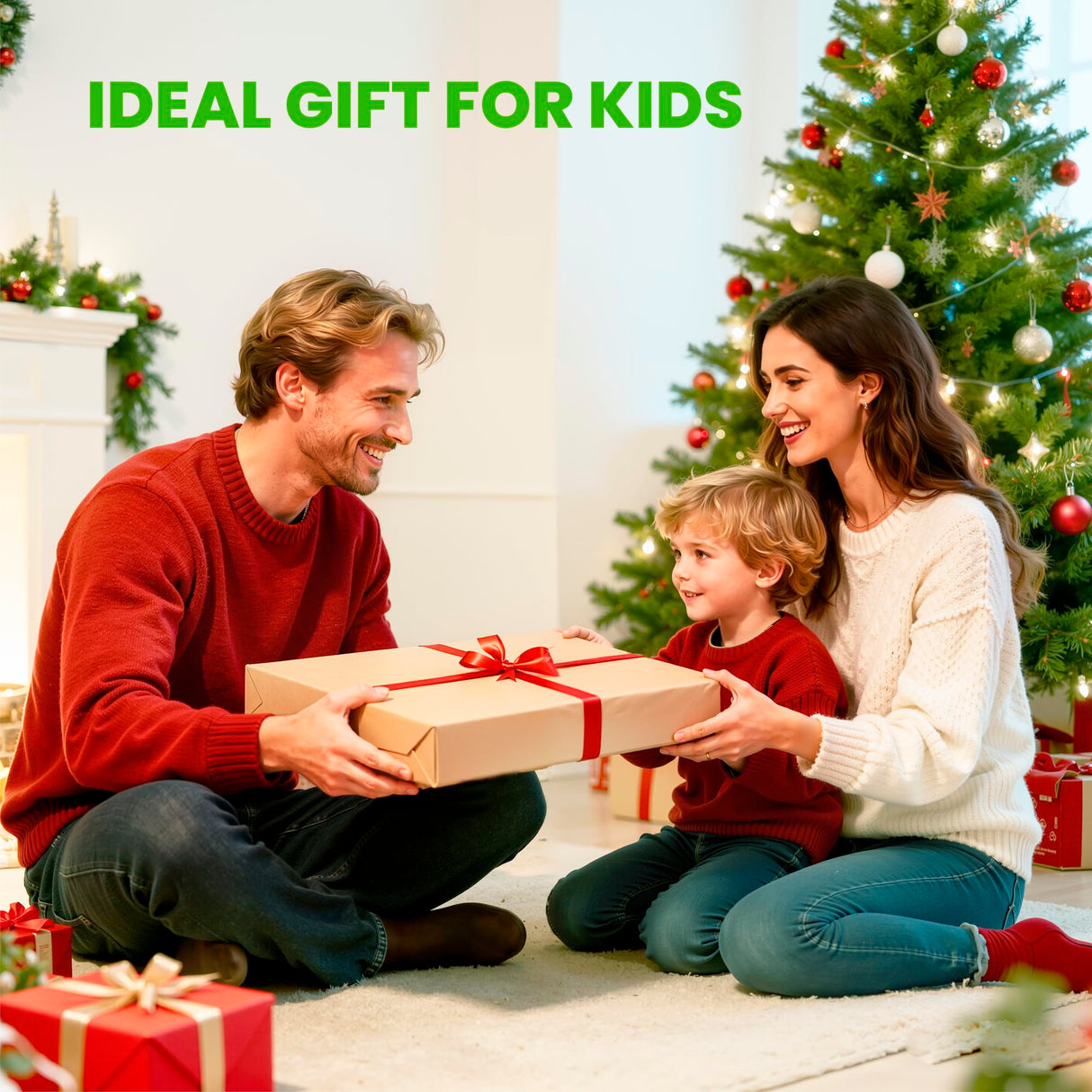 VerkTop Electric Drum Set Built-in Speaker, Kids Electronic Drum Practice Pad Kit, Portable Roll Up Drum Machine with 2 Foot Pedals, Drumsticks, Great Birthday Christmas Gifts for Girls Boys