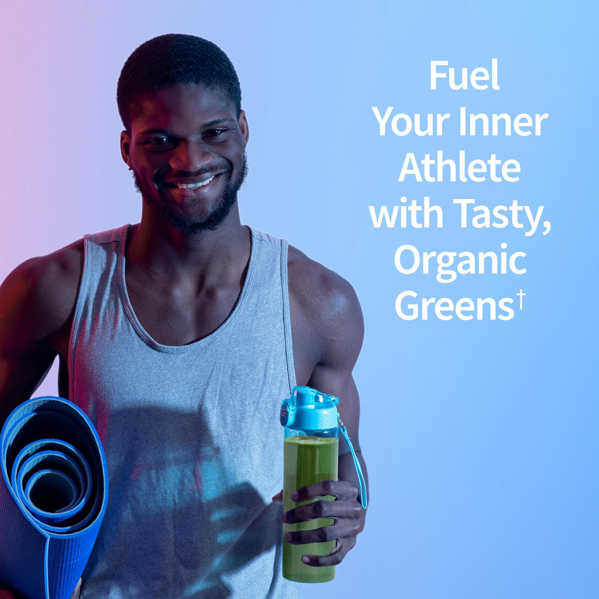 Garden of Life Sport Nutrition Greens and Superfoods Powder - Apple Berry, Organic Athletic Powder Blend with Fruits, Vitamins, Pre & Probiotics, Mushrooms Supplements, Vitamin K2, About 30 Servings