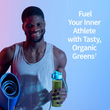 Garden of Life Sport Nutrition Greens and Superfoods Powder - Apple Berry, Organic Athletic Powder Blend with Fruits, Vitamins, Pre & Probiotics, Mushrooms Supplements, Vitamin K2, About 30 Servings