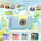 Makolle Camera for Kids, Toddler Volging Cameras Age 3-8 Christmas Birthday Gifts for Boys and Girls 3-12 Year Old Boys Digital Camcorder for Video Portable Kids Selfie Camera with 32GB SD Card Blue