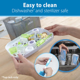 Dr. Brown’s Natural Flow Level 2 & Level 3 Narrow Baby Bottle Silicone Nipples, Medium-Fast Flow, 6m+, 100% Silicone Bottle Nipple, 6 Pack