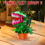 aphpaio Audrey 2 Piranha Plant Building Toys Sets, Little Shop of Horrors Flowers Cannibal with Openable Mouth Building Blocks, Gift for TV Fans Halloween Christmas Kids Ages 8+