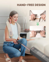 Heycool Cordless Neck Massager with Heat, FSA HSA Eligible, 4D Deep Kneading Neck Shoulder Massager for Pain, Shiatsu Back Massager Pillow, Gifts for Men, Women