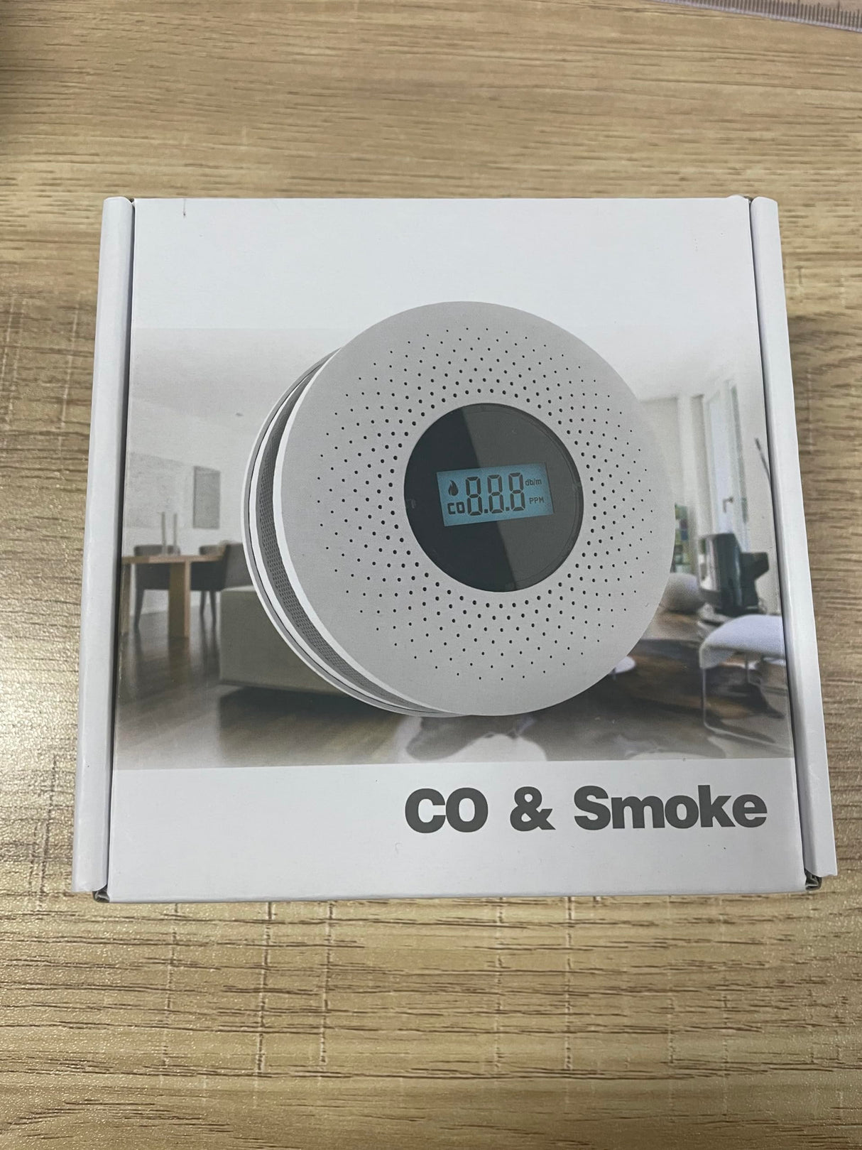 Yfwsrecinoe Upgraded Version Smoke Carbon Monoxide Alarm Detector, Battery-Operated Smoke and CO Alarm with Digital Display, Carbon Monoxide Detectors&Smoke Detector (1Pack)