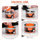 Luminar Resealable-Wick Chafing Fuel Cans, 24 Pack, 4 Hour - Premium Quality Burners for Food Warmers - No More Spills, Waste, or Hassle - Perfect for Convenient, and Long-Lasting Event Catering