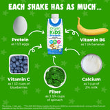 Orgain Organic Kids Protein Nutritional Shake, Vanilla - 8g of Protein, 22 Vitamins & Minerals, Fruits & Vegetables, Gluten Free, Soy Free, Non-GMO, 8.25 Oz, 12 Ct (Packaging May Vary)