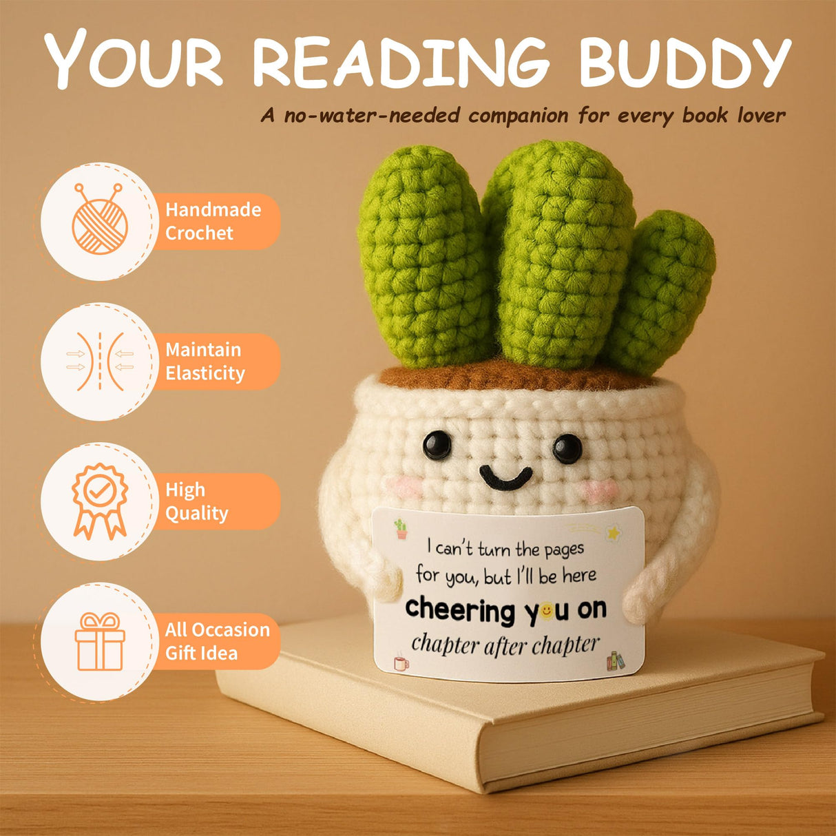 MHSMHL Book Lovers Gifts for Women, Gifts for Book Lovers Women, Bookish Gift for Readers, Reading Accessories Gift for Reading Club Present for Christmas Birthday White Elephant Secret Santa