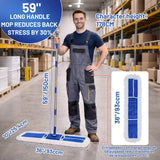 EHADOO 36" Commercial Dust Mop: Dust Broom for Hardwood Floors Cleaning