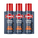 Alpecin C1 Caffeine Shampoo 8.45 Oz (Pack of 3) I Hair Performance Enhancer I Promotes Natural Hair Growth and Thickness I Energizes Scalp