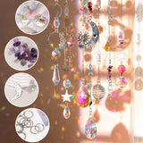 400Pcs DIY Suncatcher Making Kits,Crystal Suncatcher Prism Hanging Kit with Hooks/Chain Rainbow Maker,Make Your Own Decorative Hanging Suncatchers for Adults Wedding Windows Home Garden