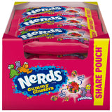 NERDS Gummy Clusters Rainbow Candy, Crunchy & Gummy, 3 oz, 12 Pk