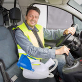 Takuyada Unisex Potty with Lid and Funnel, Portable Pee Bottle for Men and Women, 2000ml Large Capacity Male Female Reusable Urinals, Emergency Urine Collection for Hospital Home Camping Car Travel