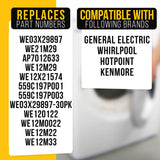 PartsBroz WE12M29 WE03X29897 Dryer Belt Drive (2-Pack) fits for GE Dryer Belt Replacement, Whirlpool, Hotpoint, Kenmore Parts WE12M22 PS16542496 WE12M33 for GTD33EASK0WW GTD42EASJ2WW GTD42GASJ2WW