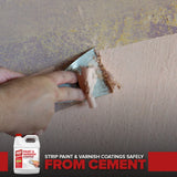 MAX Strip Professional Strength Paint and Varnish Stripper - 1 Gallon - Strips Paint, Latex, Polyurethane, Shellac, Varish, Acrylic and More - No Methylene Chloride No NMP Powerful No Drip Gel Formula
