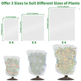 Evoio Bird Netting for Garden Blueberry Bushes Fruit Tree Netting Cover Plant Protection Mesh Bags with Drawstring, 4 Pack 4.6 x 5.9 ft Shrubs Bush Tomato Strawberry Berry Barrier Protectors Net