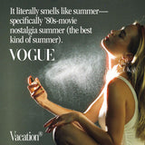 "VACATION" by Vacation Sunscreen Eau de Toilette, Beach Coconut Perfume for Women & Men, Scent of Sunscreen & Summer, Travel Size, 1 Fl. Oz.