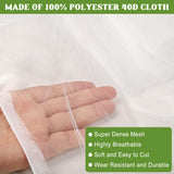39 x 10 Ft Mosquito Netting for Patio, White Mosquito Net for Garden