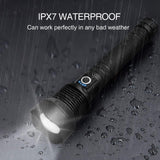 Lylting Rechargeable LED Flashlights High Lumens, 99,000 Lumens Super Bright Flashlight with 5 Modes & Waterproof, Powerful Handheld Flashlight for Camping Emergencies