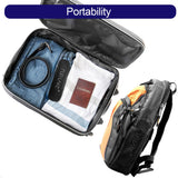 2-in-1 Airplane Footrest Pillow - Inflatable Travel Foot Hammock & Cushioned Foot Pad for Ultimate Comfort on Flights, Travel Accessories, Portable Foot Rest for Flights