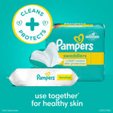 Pampers Baby Wipes, Sensitive, Water Based Wipe, Clinically Proven, Hypoallergenic, and Unscented for Babies, 1008 Wipes Total (12 Flip-Top Packs)