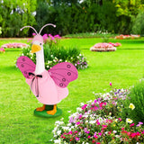 Bolsome Summer Goose Outfit Porch Goose Butterfly Outfit 23 Inch Garden Goose Butterfly Clothes with Wings Antenna Hat for Summer Holiday Outdoor Patio Yard Lawn Art Decor
