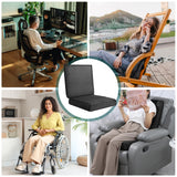 BALAPET Recliner Cushions for Long Sitting, Egg Crate Foam Recliner Cushion for Elderly Reduces Muscle Fatigue and Provides Air Flow, Extra Large Non-Slip Seat Cushion with Back Support Cushion(Black)