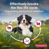 K9 Advantix II XL Dog Vet-Recommended Flea, Tick & Mosquito Treatment & Prevention | Dogs Over 55 lbs. | 2-Mo Supply