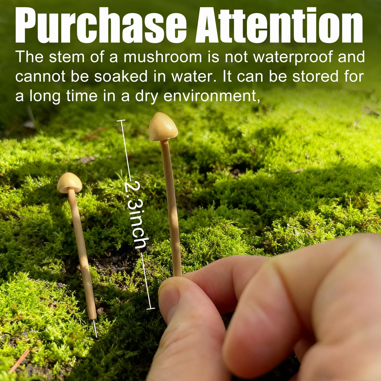 Mumutie 16-Pack Mini Mushrooms for Crafts - Terrarium Decor for DIY Miniature Landscapes & Garden Mushrooms - Desktop Ornaments & Christmas Decorations.