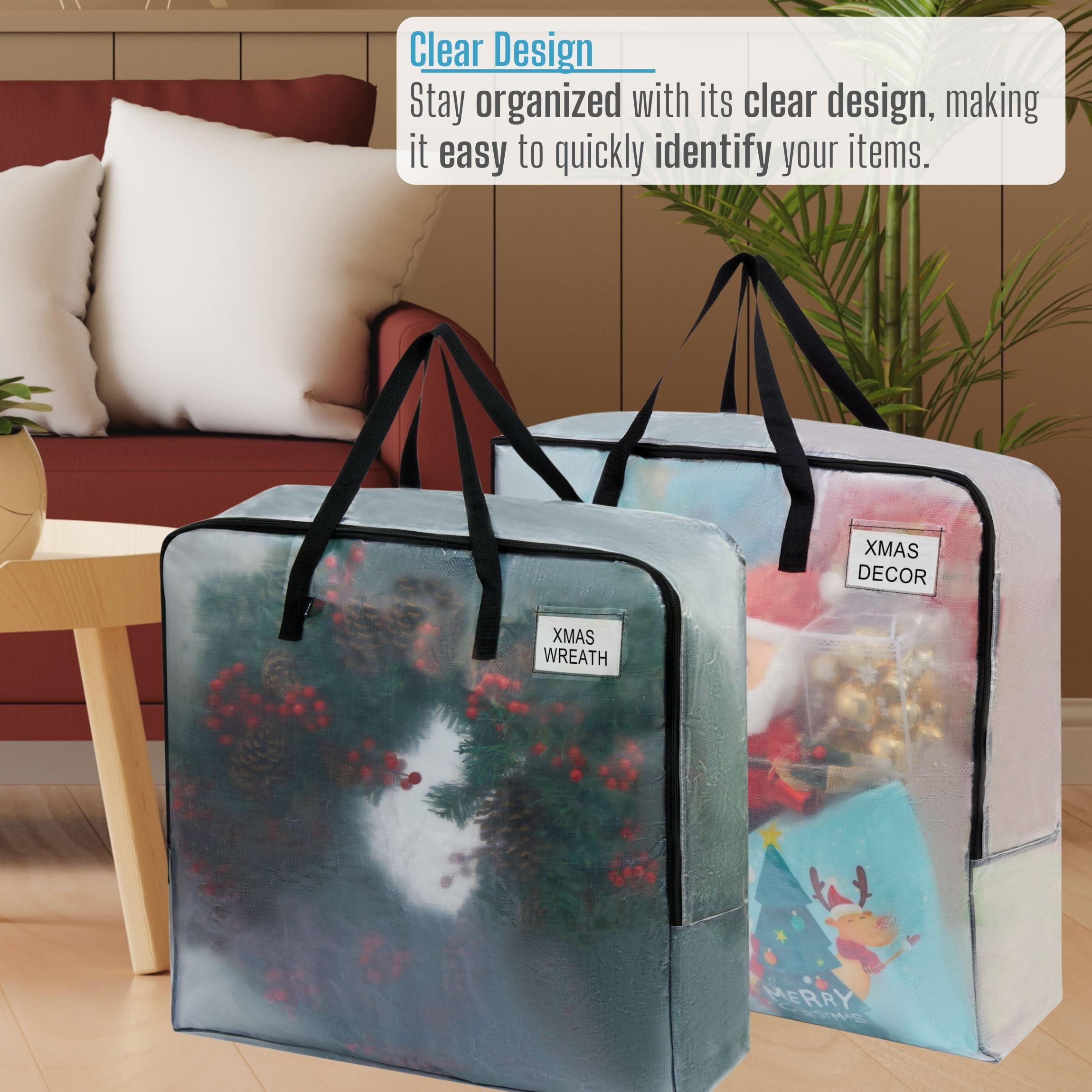 5 Pack Wreath Storage Bag - Thumbnail 3