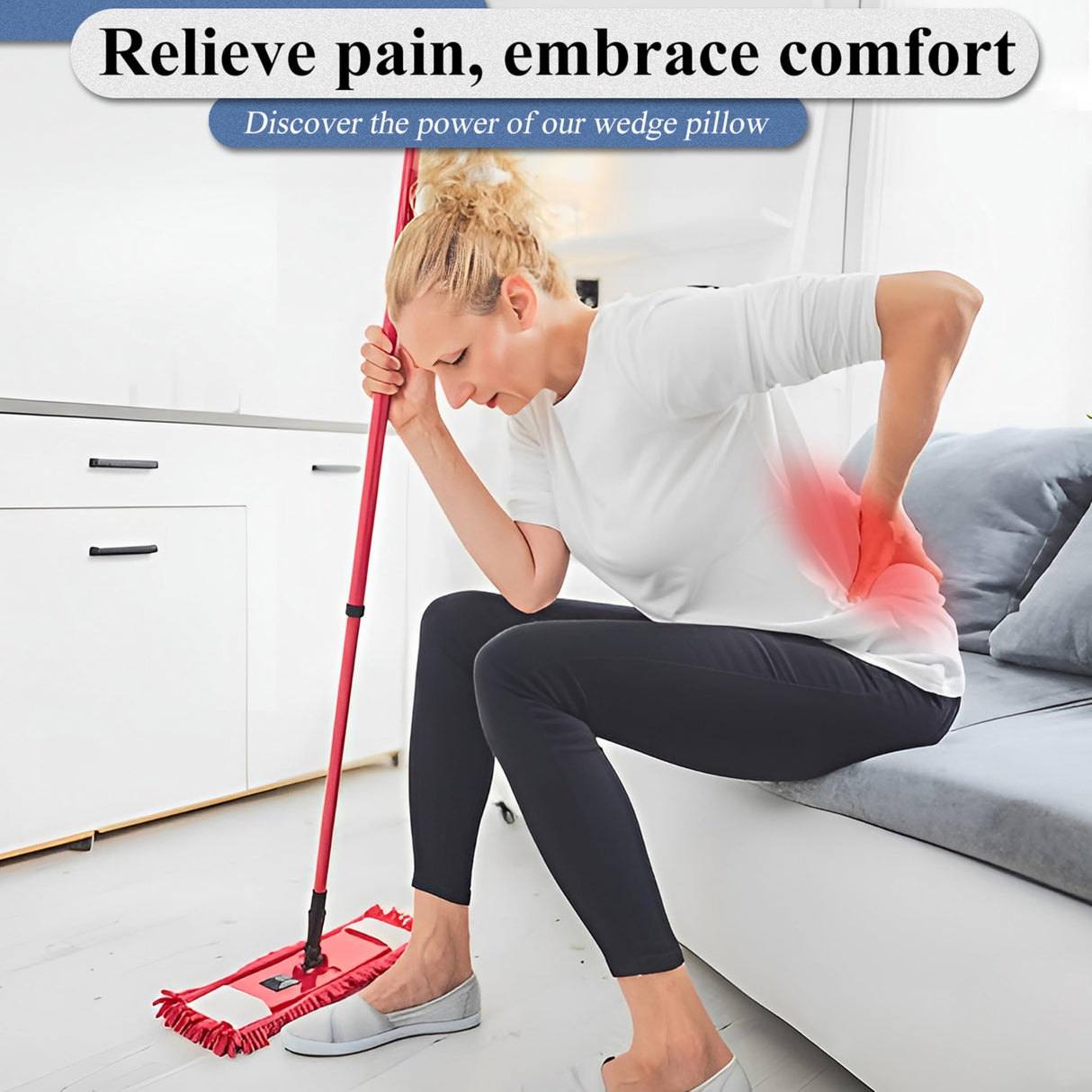 Axelrod Orthopedic Bed Wedge Pillow Set, Post Surgery Foam for Back, Neck and Leg Pain Relief Comfortable & Adjustable Ortho Pillows- Anti Snoring, Heartburn, Acid Reflux & GERD Sleeping Dark Indigo