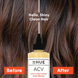 dpHUE Apple Cider Vinegar Hair Rinse, 20 oz - Shampoo Alternative, Scalp Cleanser & Post Workout Rinse - Removes Buildup & Sweat - Protects Natural Hair Oils