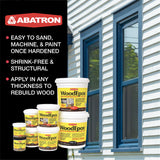 Abatron WoodEpox Kit - 2 Pint - 2-Part Structural Epoxy Adhesive Filler - Wood Filler Putty