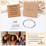 TONY & SANDY Birthday Gifts for Women, Unique Bday Wave Bracelet