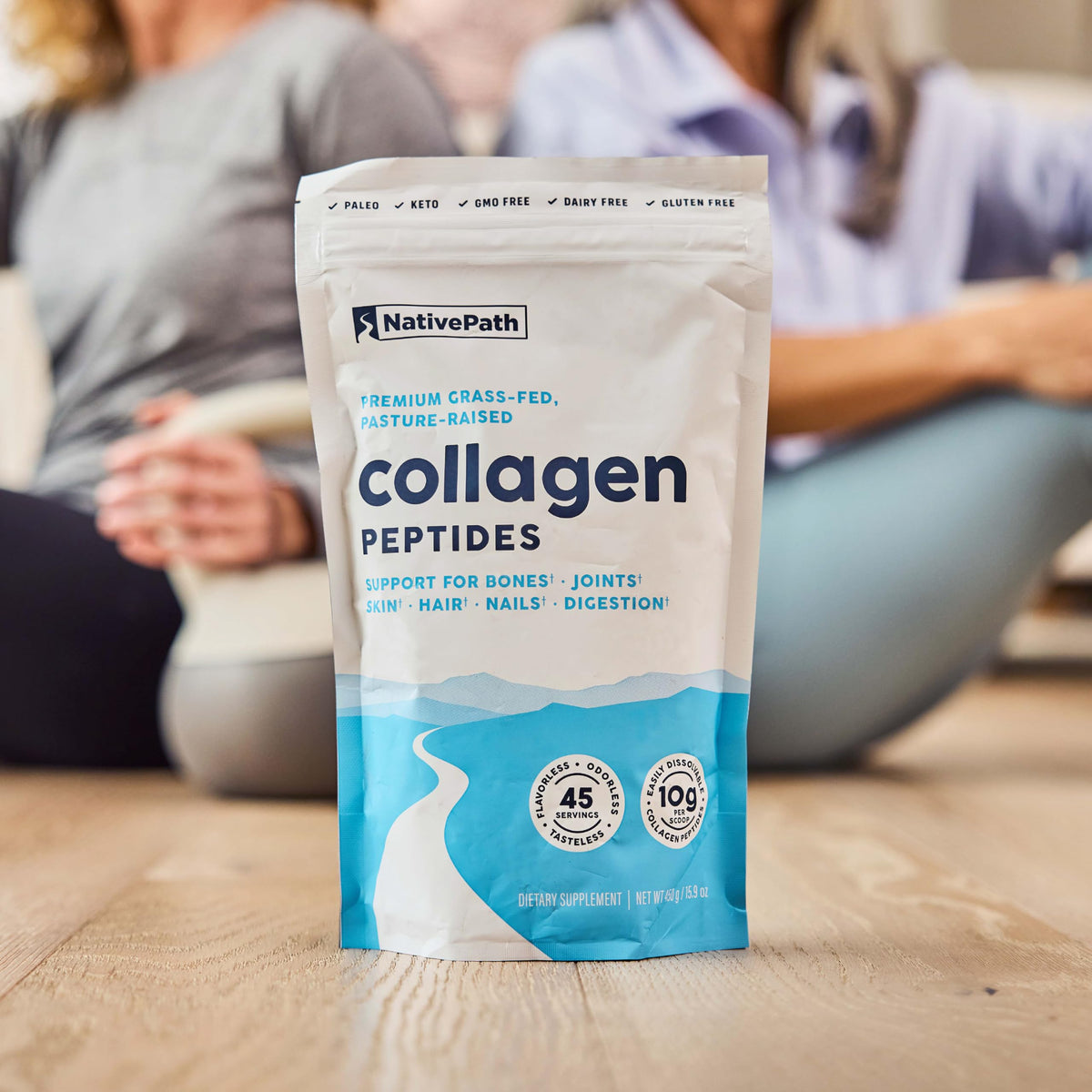 NativePath Collagen Peptides, Grass-Fed Type 1 & 3, 45 Servings