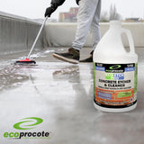 Eco Etch Pro Concrete Cleaner & Etcher Dissolver - Efflorescence, Rust & Dirt Remover from Brick, Driveway, Garage - Gentle Substitute for Citric & Muriatic Acid - Non-Toxic & Safe - 1 Gallon