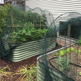 Garden Hoops Grow Tunnel, 6 Sets 8ft Rust-Proof Fiberglass Frame, 36pcs