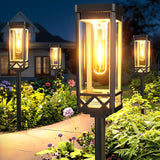 KOOPER Taller Solar Pathway Lights Outdoor, 8 Pack Upgraded Brighter Solar Garden Lights Solar Powered, Up To 15 Hours Outdoor Solar Lights for Yard Landscape Lighting Path Walkway Driveway Sidewalk