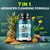 MEGNETA Spike Support Supplement Triple Matrix - 4000FU Nattokinase & 500mg Bromelain | Curcumin 800mg + Quercetin Synergy | Plant-Based Antioxidant Blend with Dandelion | Non-GMO | 60 Capsules