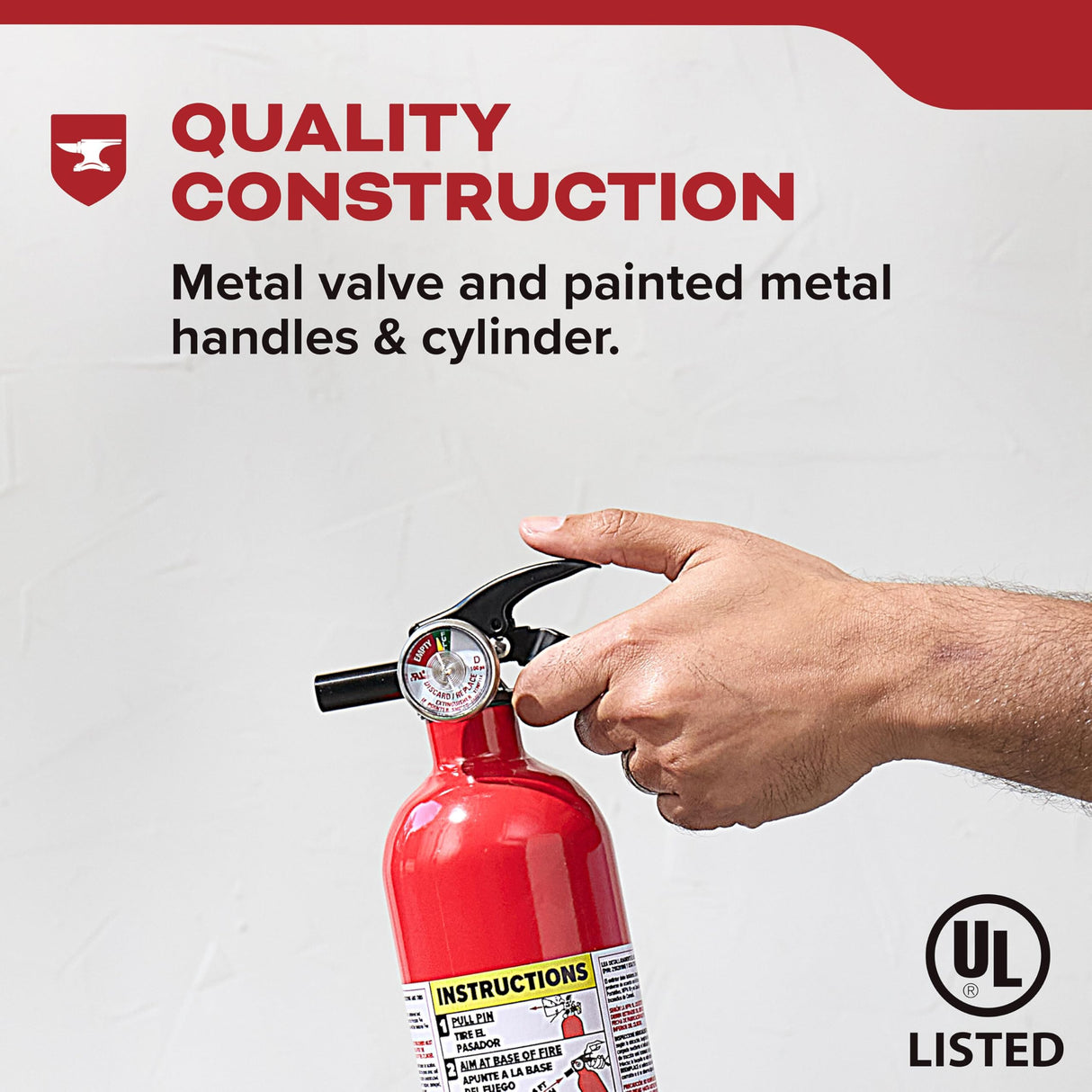 Kidde Multi Purpose Fire Extinguisher for Home, Office, Dorm, Residential, 1A10BC, 2 Pack, manual