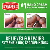O'Keeffe's Working Hands Hand Cream for Extreme Dryness - 3.4 oz Jar (1 Pack) - Repairing Skincare for Cracked, Dry Hands