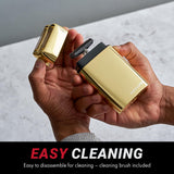 BaBylissPRO Barberology Double Foil Shaver FXFS2B BLACKFX Professional Electric Shaver