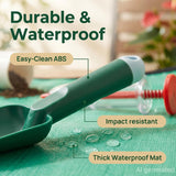 Bonsai Tools Kit 10Pcs Indoor & Outdoor Gardening Tool Potting Mat
