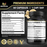 Beet Root Capsules - Green Tea, Red Spinach, Ginseng, Black Pepper - 90 Count - Supports Digestive, Immune System, Energy Levels - 3 Month Supply